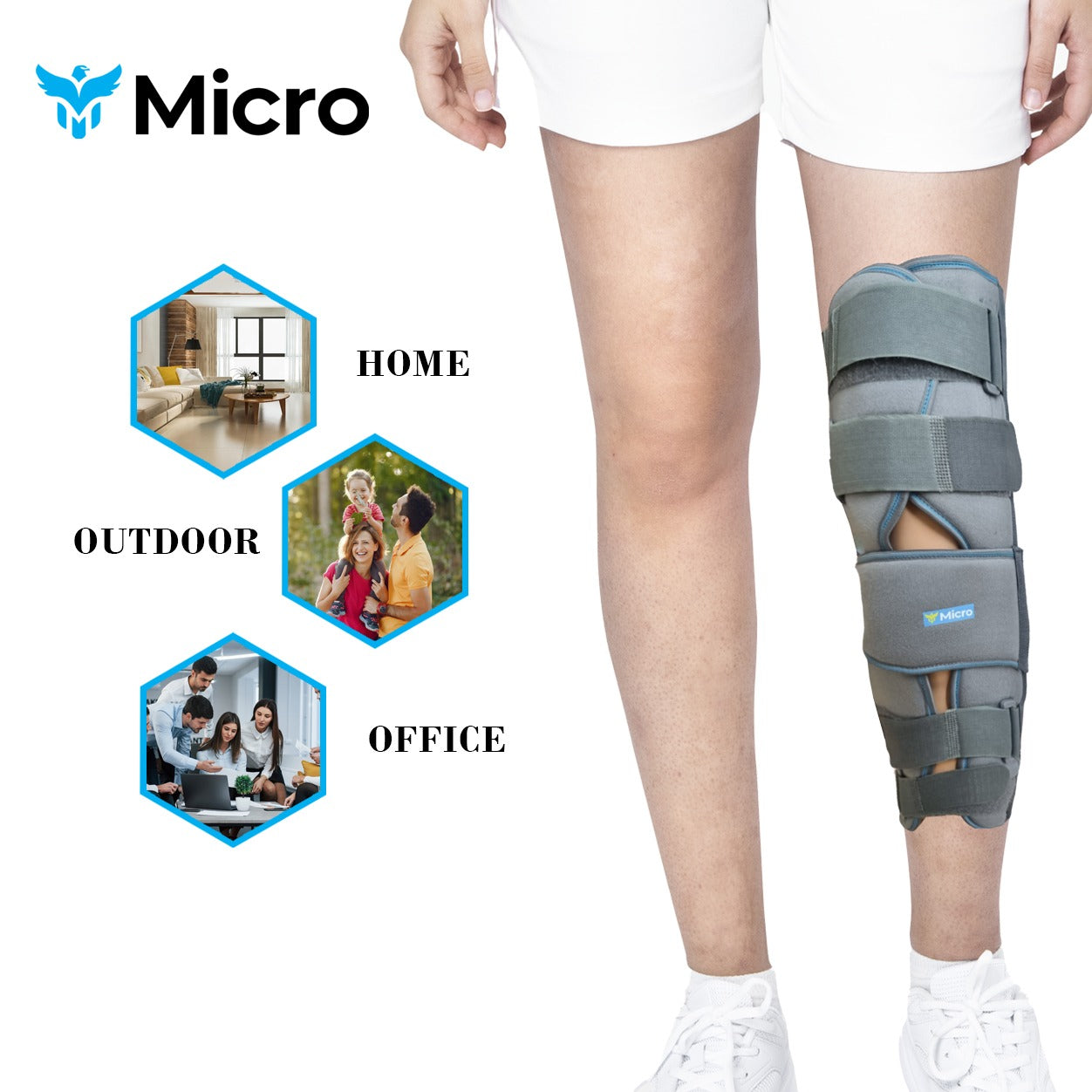 Knee Immobilizer- 19"